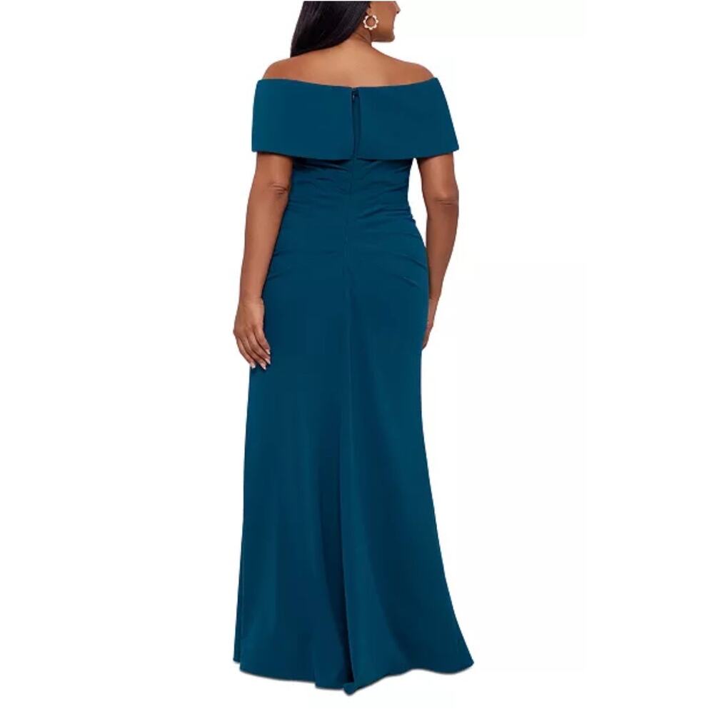 NEW NWT Betsy & Adam Sweetheart Off-The-Shoulder Gown size 16W - Picture 5 of 10
